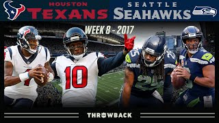 Hopkins amp Watson Put the Legion of Boom on Notice Texans vs Seahawks 2017 Week 8 [upl. by Tristan]