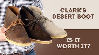 Clarks Desert Boots Review  Is it Worth It Series  Suede vs Leather Chukka Boots [upl. by Kemme7]