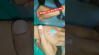 IV Cannula technique  cannula lagana sikhe Hindi me Bhi medicaleducation IV Cannula videos 🩺🫁 [upl. by Adnelg]