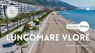 Lungomare Vlorë 2023  🇦🇱 Albania MTravelVlog [upl. by Ettesel943]