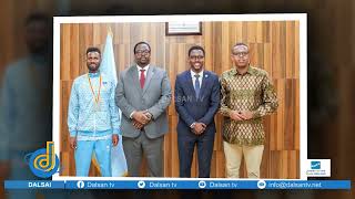 Deputy PM congratulates Somalia’s 5000 metres silver medallist [upl. by Alvord]