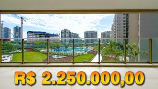 APARTAMENTO ALTO PADRÃO NOVÍSSIMO À VENDA NA BARRA DA TIJUCA  MULLER IMÓVEIS RJ [upl. by Aedrahs]