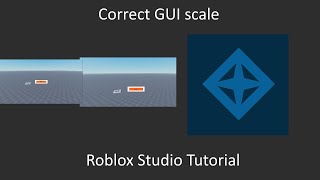 Correct GUI Scale  Roblox Studio Tutorial [upl. by Halette]