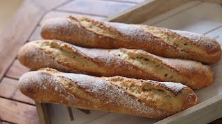 Magisches Baguette Rezept ohne kneten schnell amp Knusprig [upl. by Heyes950]