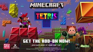 Minecraft X Tetris AddOn  Official Trailer [upl. by Yleak]