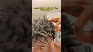 Freeform dreads tips start amp maintain shorts freeformlocs dreadlocks [upl. by Ronnica]