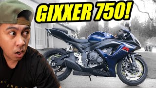 I BOUGHT A GIXXER SUZUKI GSXR 750 [upl. by Kutchins]