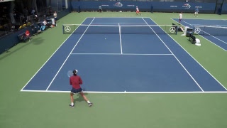 LIVE US Open Tennis 2017 Garbine Muguruza Practice [upl. by Allecnirp]