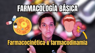 FARMACOCINÉTICA Y FARMACODINAMIA esto es TODO LO QUE DEBES SABER  Farmacotips [upl. by Ly]