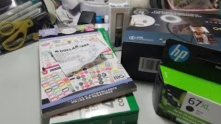 Dollar Tree amp Staples Haul  Happy Planner Sticker Book dollartree for 125 [upl. by Clarinda]