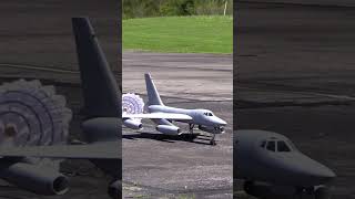 Ready for FLIGHT Big RC B58 Hustler Taxi Test [upl. by Lindly49]