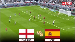 🔴LIVE  ENGLAND vs SPAIN I UEFA EURO 2024 FINAL MATCH I MATCH STREAMING I eFOOTBALL PES 21 GAMEPLAY [upl. by Alison]