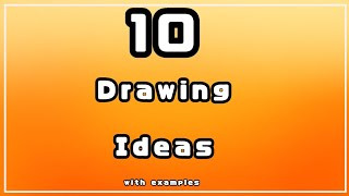 10 SketchbookDrawing ideas [upl. by Meredeth527]