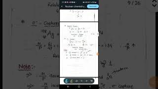 nuclear chemistry detailed notesnuclearchemistry chemistry chemistrynotes bscchemistry mscnotes [upl. by Ellenahs]