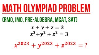 Equation solving trick I OLYMPIAD I SAT I MCAT I Xth I GRE I PreMath I NSO  IMO  SOF [upl. by Dyob]