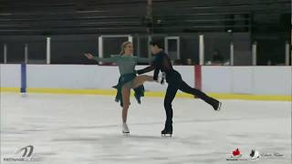 Marjorie LAJOIE  Zachary LAGHA FD  Quebec Summer Championships 2018 [upl. by Anirtac]