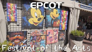 EPCOT Festival of the Arts Walk  February 2024 [upl. by Juditha]