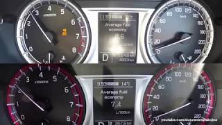 Suzuki Vitara  14 Turbo vs 16 VVT  acceleration 0100 kmh [upl. by Acisse]