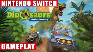 Dinosaurs Mission Dino Camp Nintendo Switch Gameplay [upl. by Eednak]