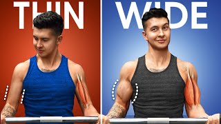 How to Grow Your Biceps WIDTH Nobody Does These [upl. by Esertak711]