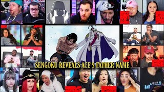 Ace is Gol D Rogers Son Reaction Mashup  Sengoku Reveals Aces Father Name  One Piece Episode 459 [upl. by Angelica]