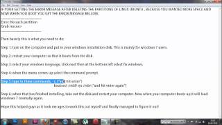 Error No such partition Grub rescue FIX [upl. by Lledyl]