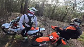 Perfect Enduro conditions at the Watagans JCO Ep 07 [upl. by Myrtice]