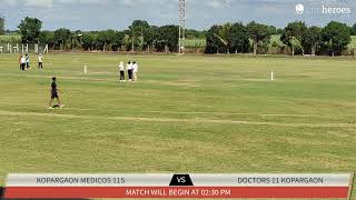 Live Cricket Match  Kopargaon Medicos 11s vs Doctors 11 Kopargaon  29Sep24 0230 PM 8 overs  Do [upl. by Vachell260]