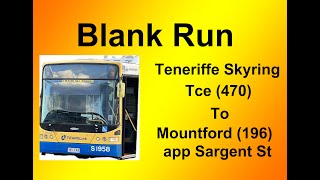 Brisbane Bus Blank Run Teneriffe Skyring Tce  Mountford app Sargent St [upl. by Sllew]