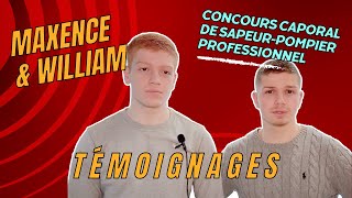 Maxence et William des frères engagés  👨🏻‍🚒🚒 [upl. by Rosse637]