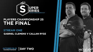 Clemens v Rydz  Final  Players Championship 25 [upl. by Jess]