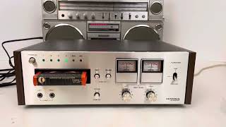 Pioneer Centrex RH60 stereo 8 track tape deck restored 1970s [upl. by Mikah]