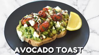 Gourmet Avocado Toast Recipe [upl. by Frost25]