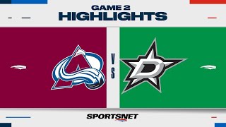 NHL Game 2 Highlights  Avalanche vs Stars  May 9 2024 [upl. by Doolittle]