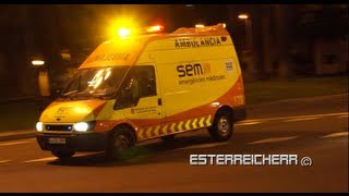 Ambulància SEM Barcelona  Ambulance in Barcelona [upl. by Ajak153]