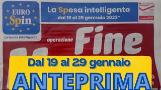 Volantino EUROSPIN dal 19 al 29 gennaio ANTEPRIMA [upl. by Akihc846]