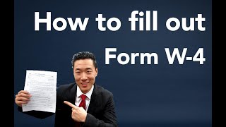 How to fill out a W4 Form [upl. by Ettevad137]