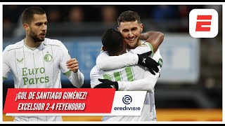 Triplete de SANTIAGO GIMÉNEZ Excelsior cae 24 ante Feyenoord ¡REGRESÓ EL GOLEADOR  Eredivisie [upl. by Scarface]