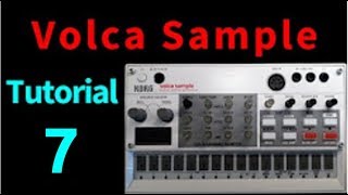 Volca Sample Tutorial  Part 7 Global Settings Menu [upl. by Illil]