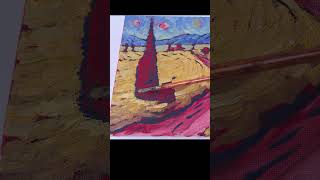 Oil Painting Tutorial For Beginners in Van Gogh Style [upl. by Kenison]