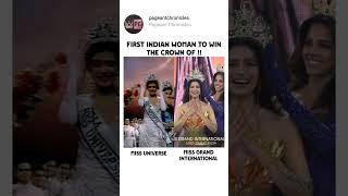 Miss Universe Sushmita Sen and Miss Grand International Rachel Gupta winning first crown for India [upl. by Frank]