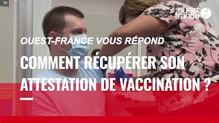 Covid 19  comment récupérer son attestation de vaccination certifiée [upl. by Clayberg]