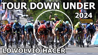 SAM WELSFORD GANA ETAPA 3  ISAAC DEL TORO SE DEFIENDE  TOUR DOWN UNDER 2024 [upl. by Erdman]