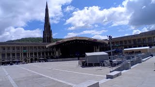 HALIFAX PIECE HALL SUMMER LIVE MUSIC VENUE walk around 08062024 [upl. by Anal]