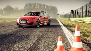 Audi RS3 Sound on Racetrack [upl. by Ennoitna457]