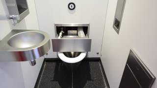 The Automatic Toilet by SANITRONICS [upl. by Ryon]