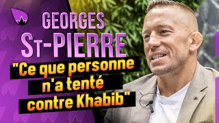 Georges StPierre linterview  son gameplan sil avait affronté Khabib [upl. by Zoe]