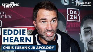 quotDEALING WITH HLMETSquot  Eddie Hearn SLAMS Chris Eubank Jr Outburst amp Oscar De La Hoya Video [upl. by Llerrut]