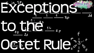 Exceptions to the Octet Rule  Revision for ALevel Chemistry [upl. by Donough]