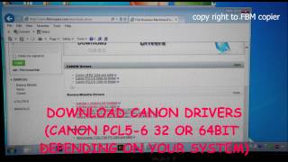 How to download Canon IR Series Printer Driver [upl. by Monte]